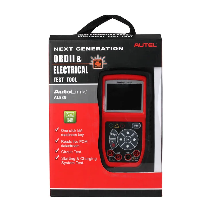 Auto OBD2 Professional Car Diagnostic Tool ecu test tool AUTEL AutoLink AL539