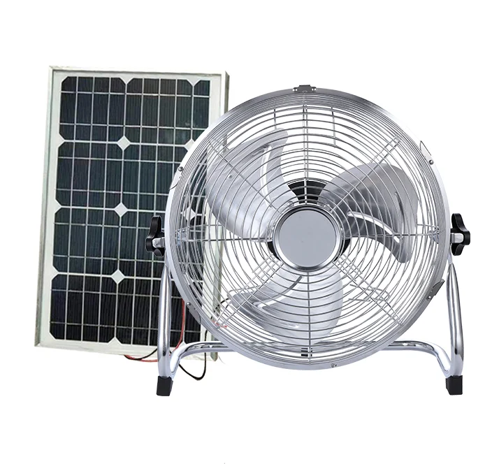 Zhongshan home appliance 20 inch STEP-LESS speed  copper motor high CFM high velocity 24v dc solar fan
