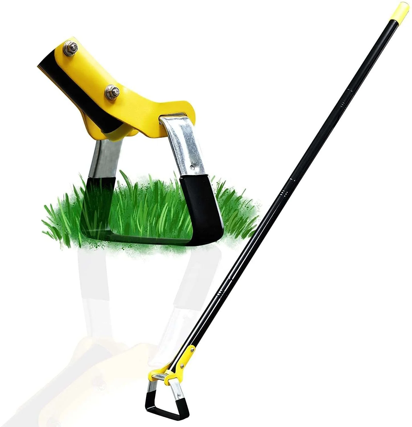 All Ages Heavy Duty Stainless Steel Garden Hula Hoes Long Handle Garden Hoe with Extension Bar Hula Hoe Tool
