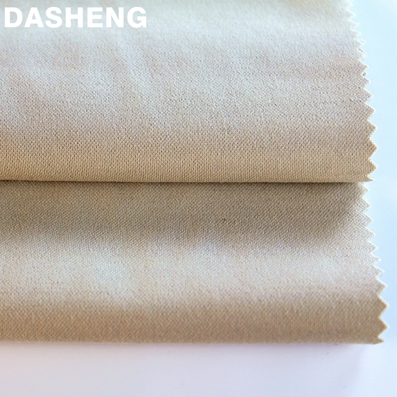 Professional 51%Viscose/Rayon 41%Nylon 7%Spandex High Stretch Knitted Interlock Fabric for pants tops dresses