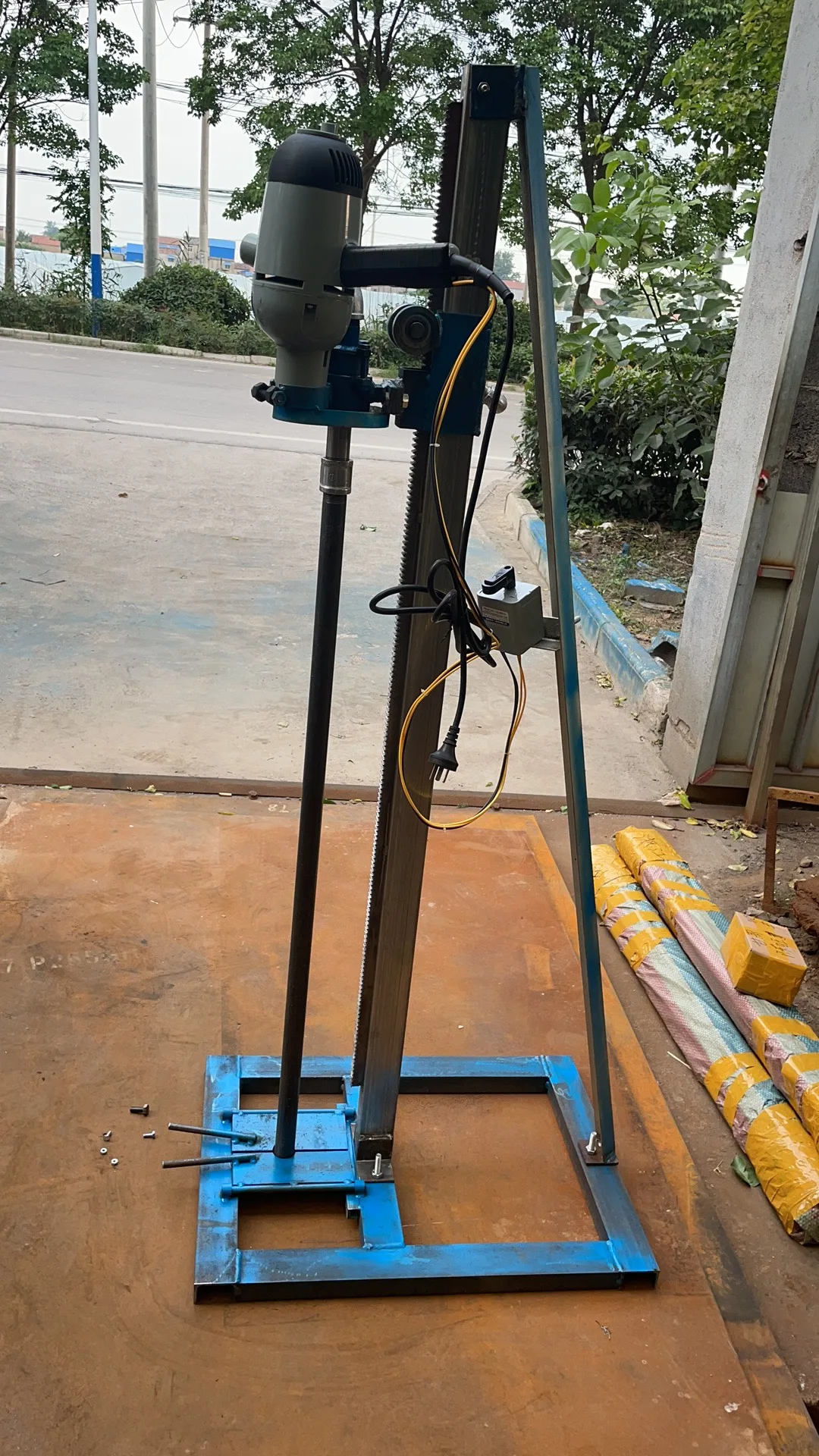 Brand New High Quality Portable Water Well Drilling Machine with  Electric Motor