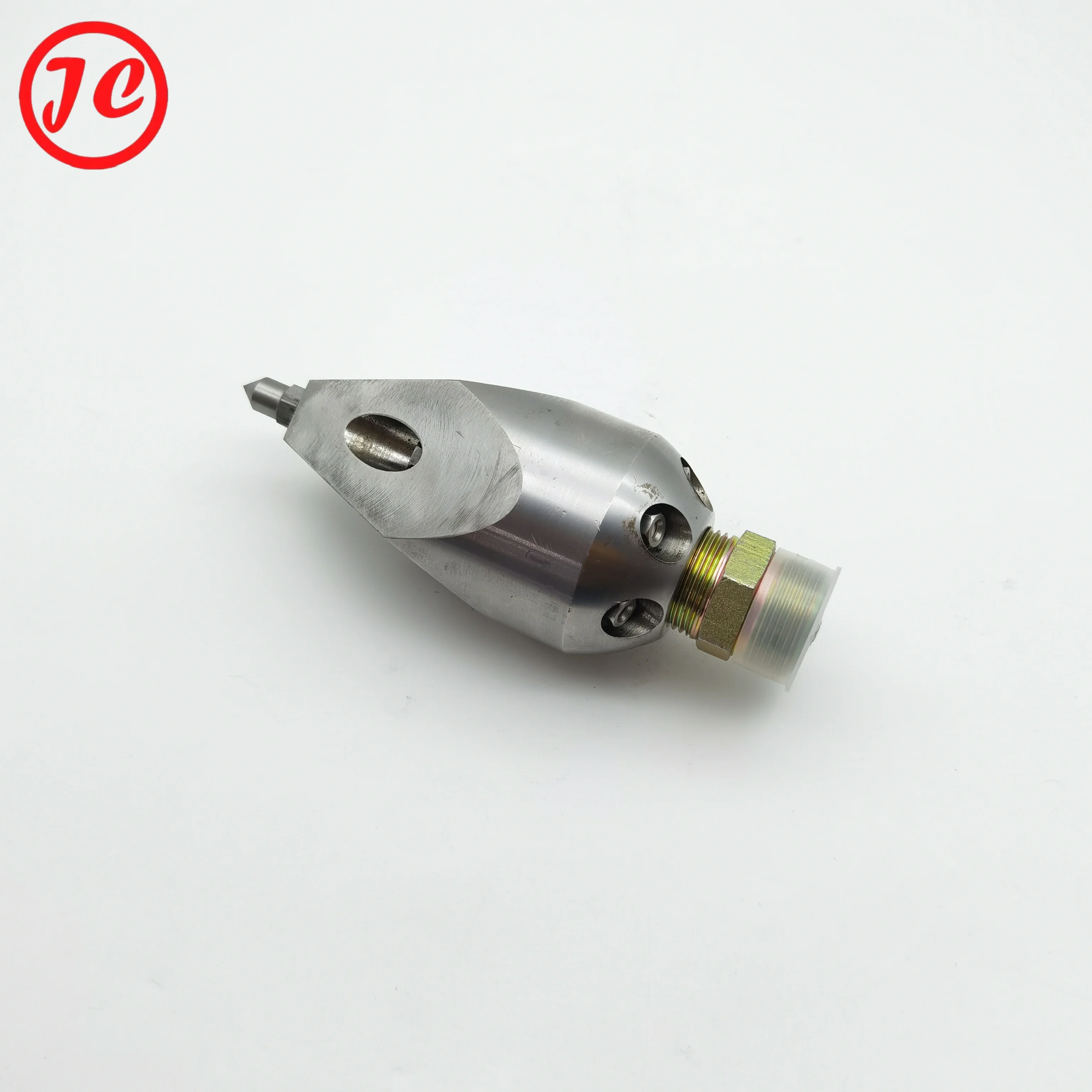 Cleaning and dredging nozzle Pagoda mine sewer rat head rotary dirt cleaning high-pressure nozzle nozzle