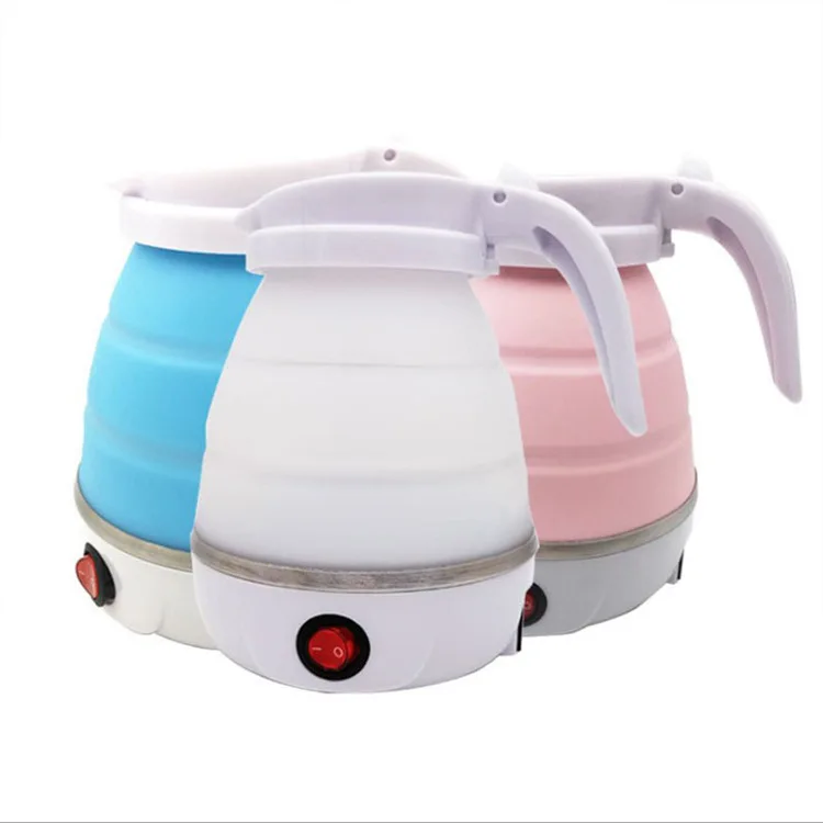 cheap Baby Grade Silicone Hotel Thermal Insulation Small Kettle Travel foldable water heater