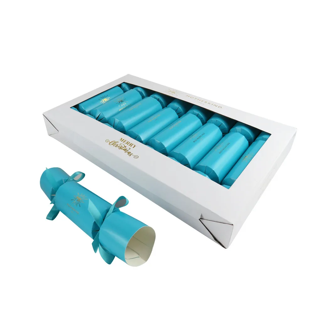 Customized Empty Christmas Cracker Party Decorations Toy with Snaps and Gifts Paper Boxes Christmas Crackers