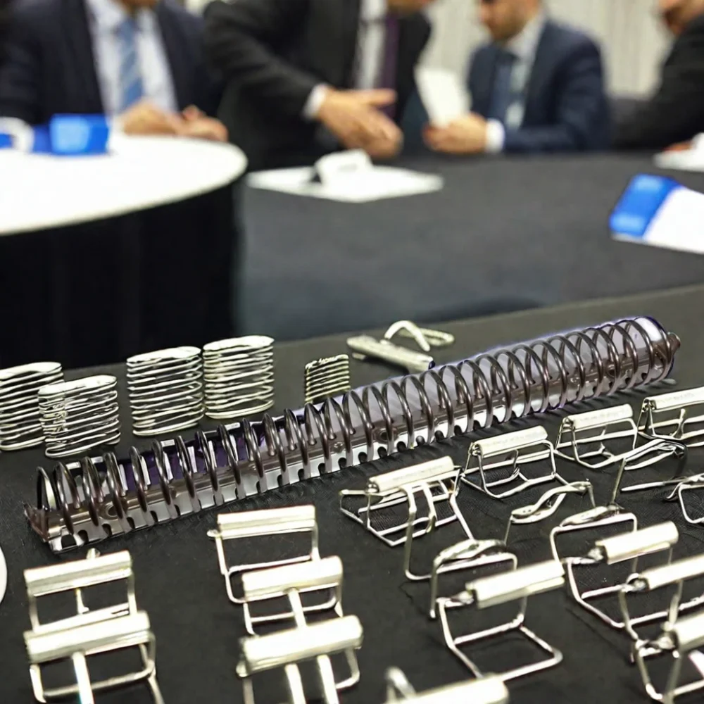 O-Shaped Iron Clip Document Binder Iron Ring Binding Clip Porous Folder Accessories