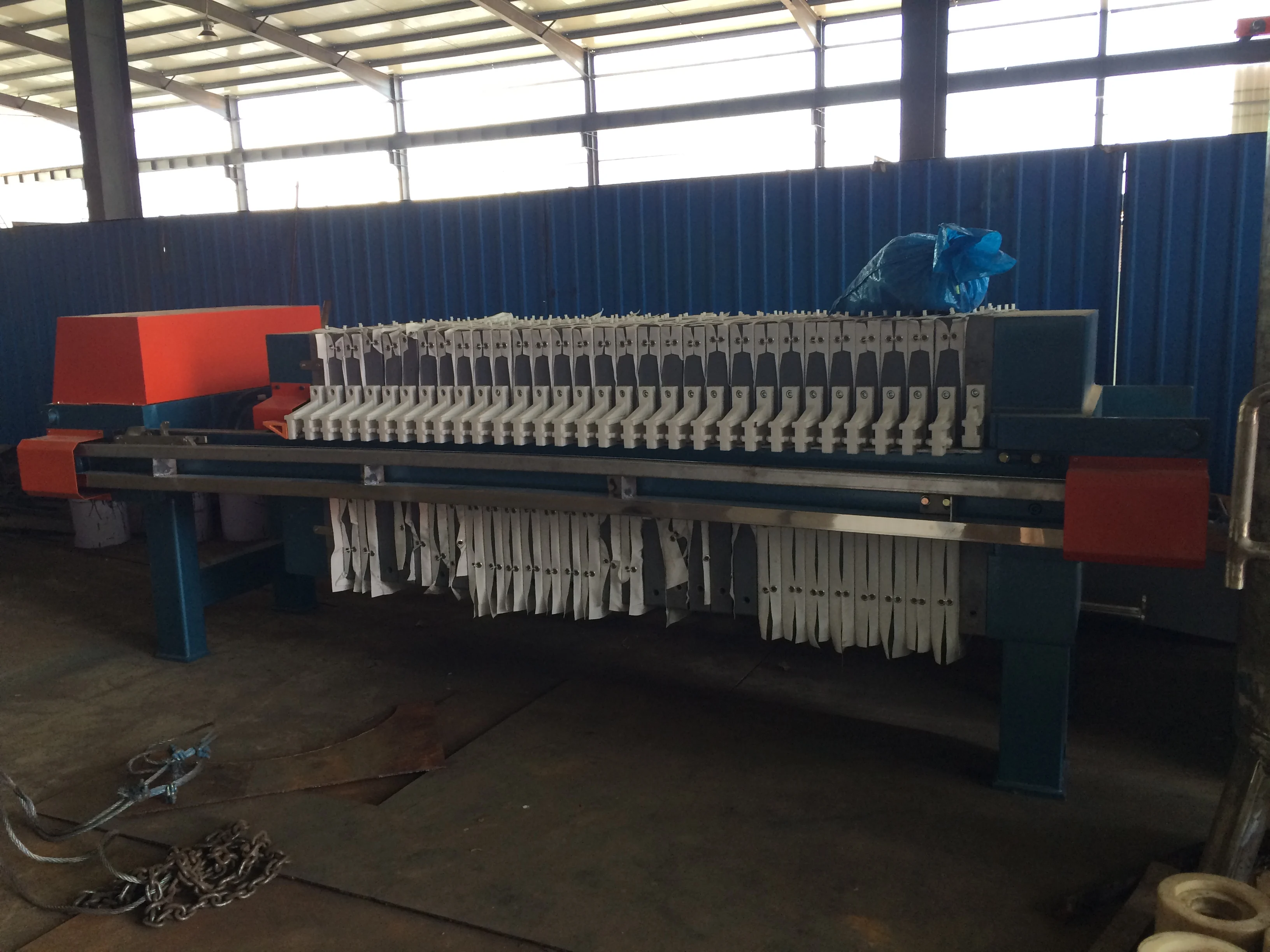 Automatic Filter Press Conveyor Belt Diaphragm Filter Press  for waste water treatment sewage dewatering sludge