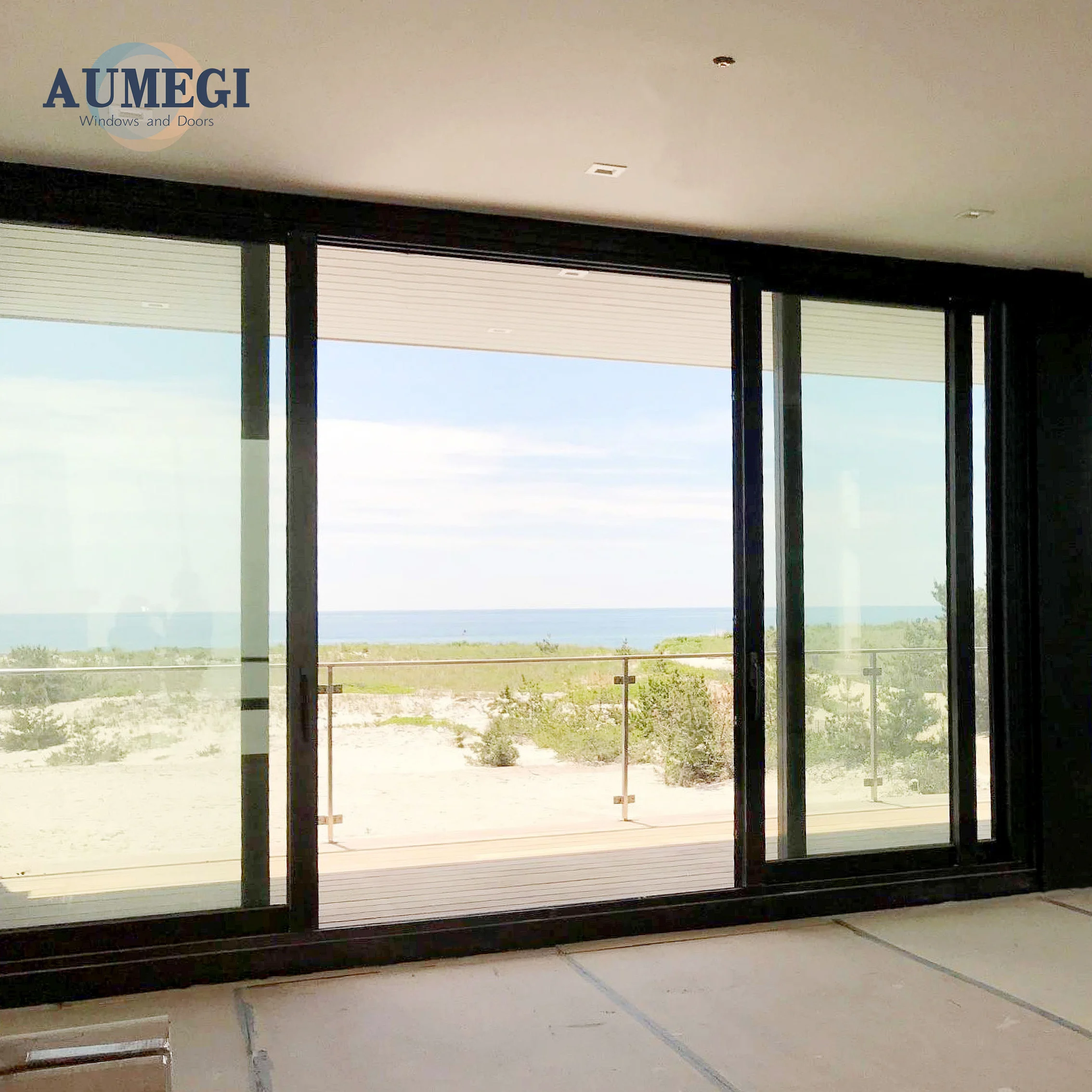 AUMEGI Aluminium Sliding Doors Lock Partition Of Replacement Pocket Models Aluminum Handle Sliding Door Channel