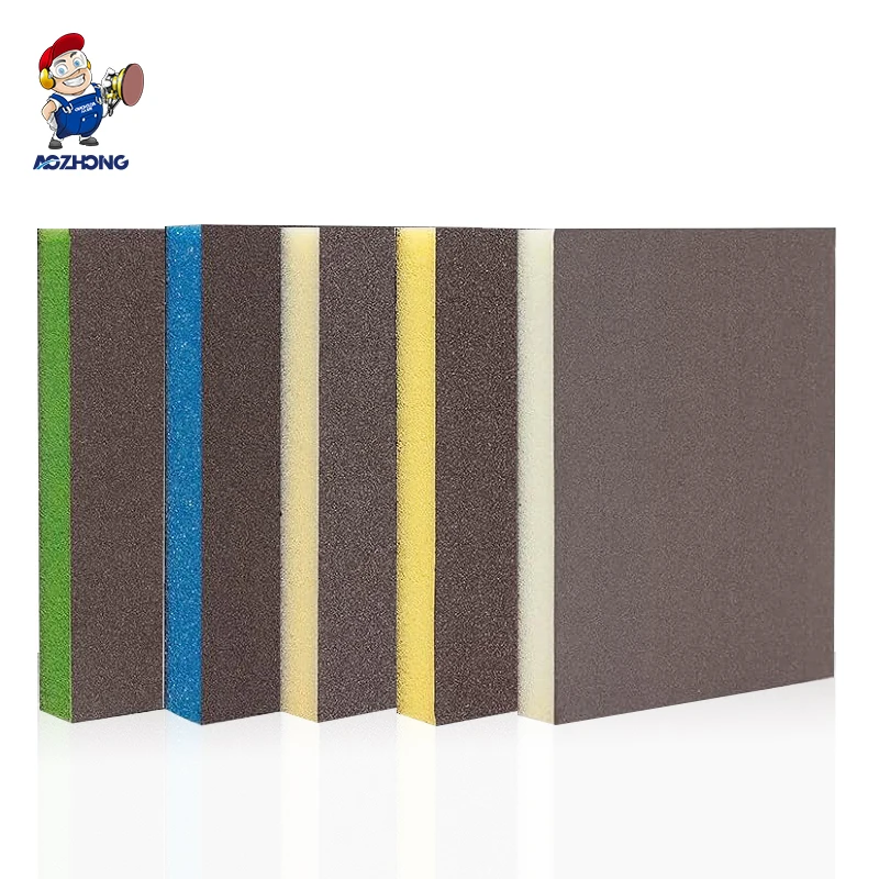 Sponge Manufacturer Hand Sanding Block Wet and Dry Sandpaper Sponge Suitable for Plastic