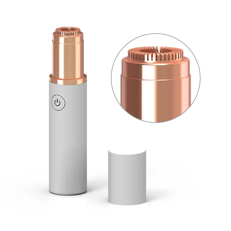 USB Rechargeable Electric Hair Removal Lipstick Shape Female Painless Facial Hair Remover Electric Epilator