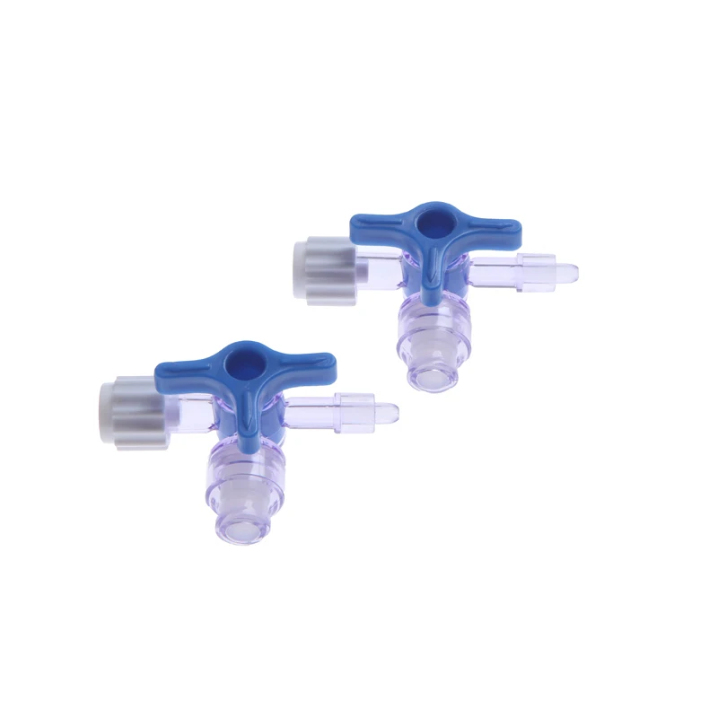 Medical EO Sterile 3 Way Tube Connector Stopcock With Luer Lock Three Way Stop Cock of hospital