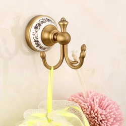 European antique bath towel rack set toilet bathroom towel rack wall hanging bathroom pendant towel rack stand Bathroom Hardware