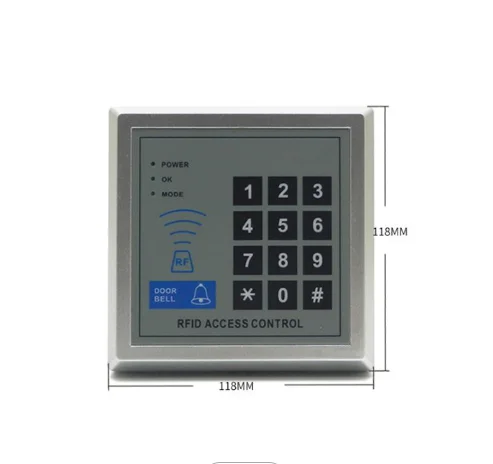 Waterproof Standalone Access Controller System Card Touch Keypad Door Access Control Card Reader