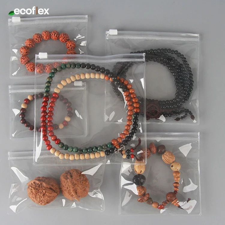 Wholesale Thick Clear Frosted PVC EVA Plastic Opp Zipper Storage Bag