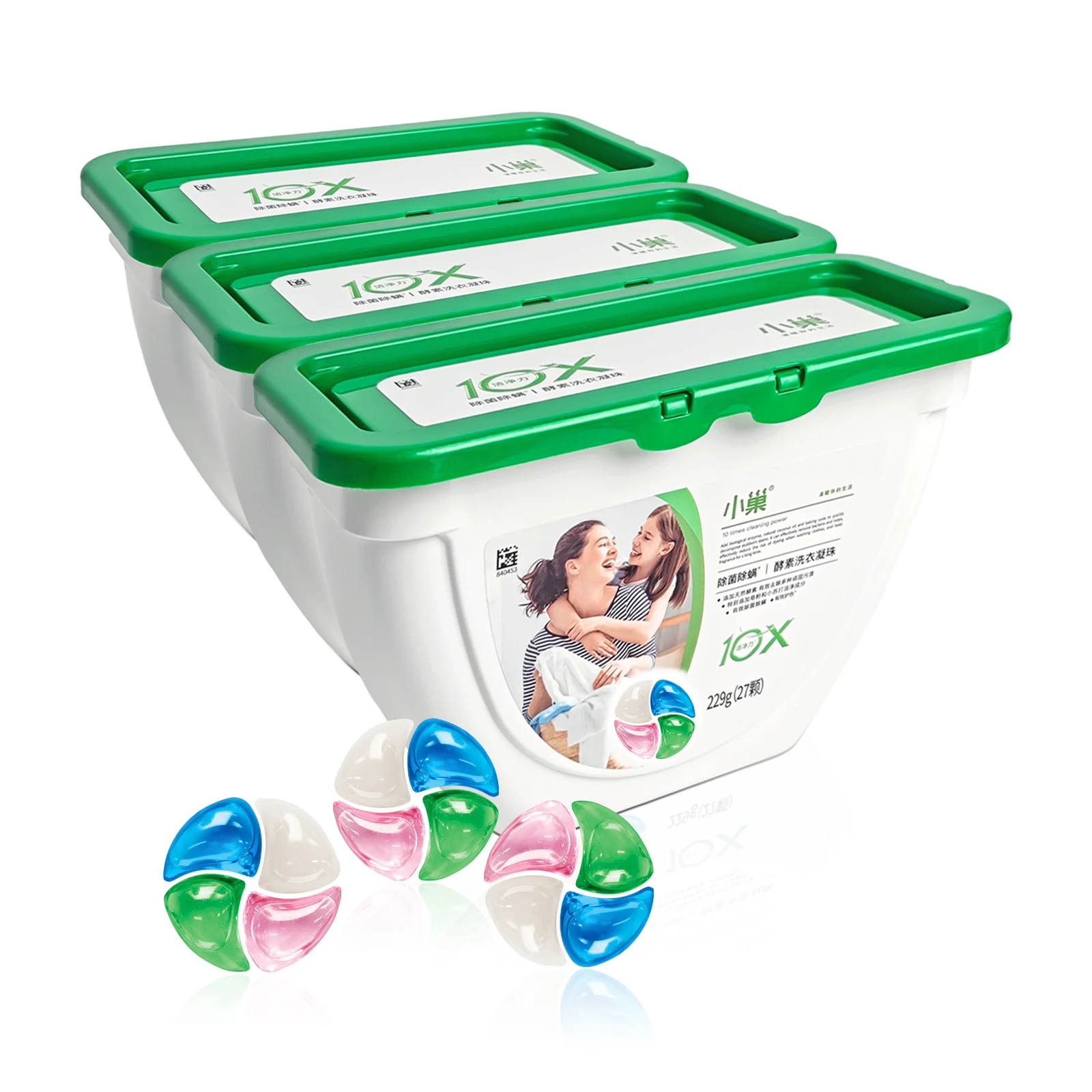 Super-Concentrated All-in-1 Laundry Detergent Gel Ball Disposable Capsules for Effective Stain Removal in Apparel Washing