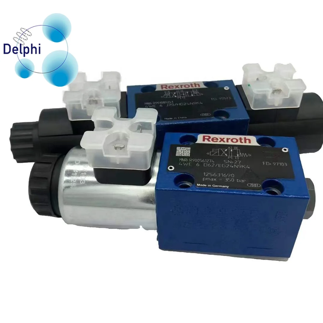 Rexroth 4WE 4WE6 series R978917435 hydraulic directional control solenoid valve 4WE6D6X/EG12N9K4/V/62