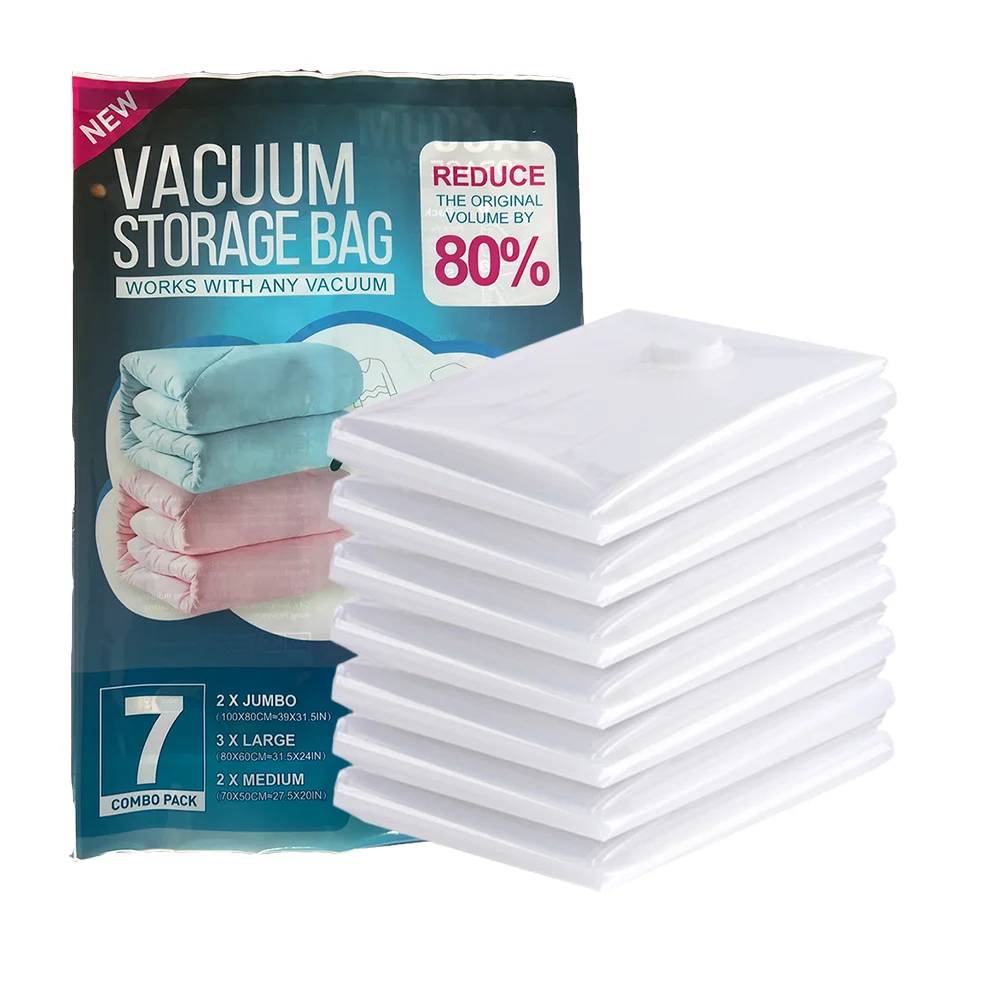 Factory-Priced Custom Logo Travel Backpack Vacuum Compression Storage Organizer Bag at a Reasonable Price