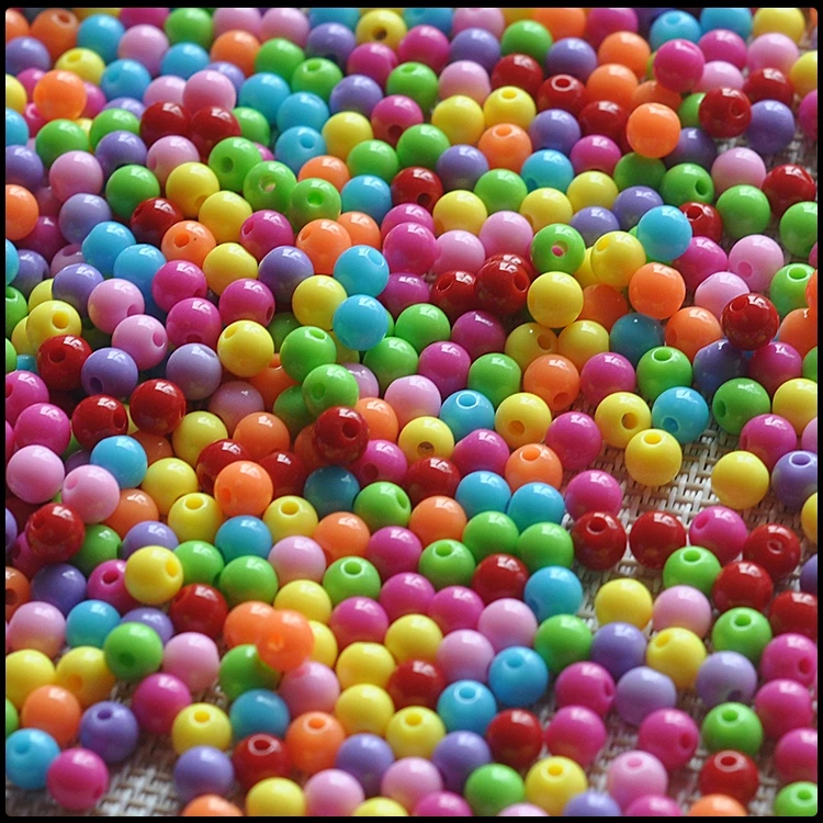 
2mm 6mm 8mm 16mm 20mm PA PA66 PTFE PP POM acrylic soild plastic ball round no hole beads 
