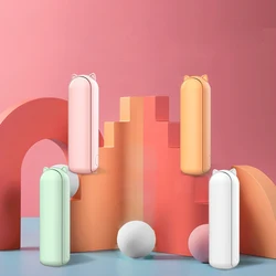 New hand-held mini fan foldable portable outdoor office noise reduction fan with USB charging bank