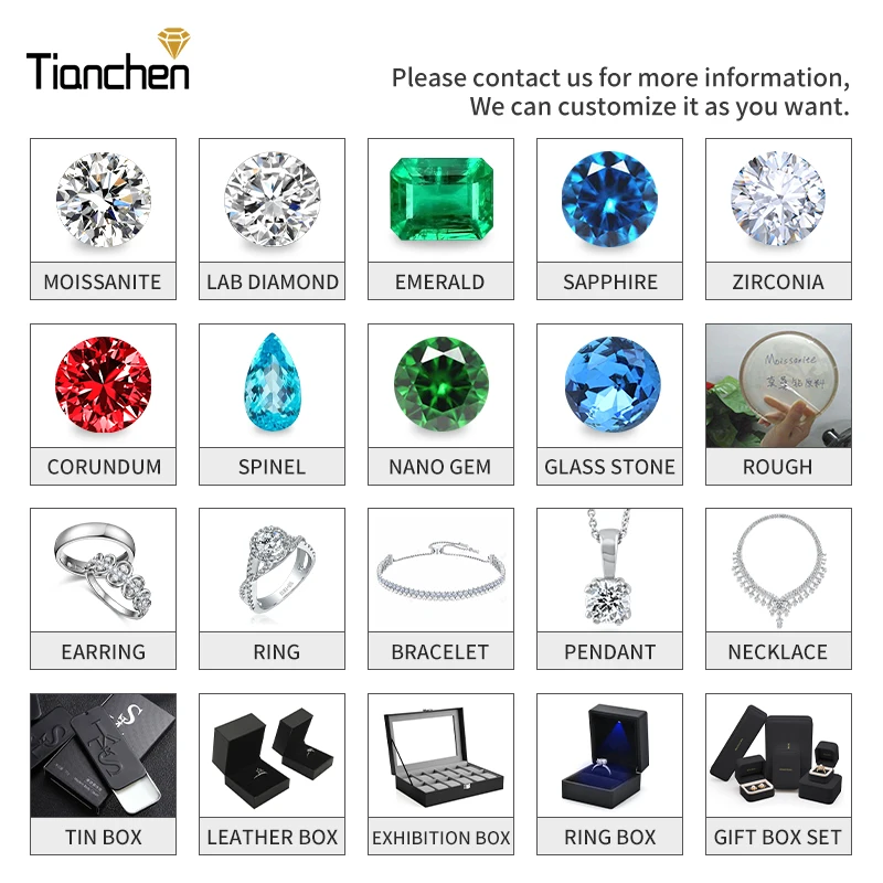 Wholesale Price Radiant Cut Champagne Synthetic Moissanite Diamond Custom Jewellery GRA Certificated Moissanite Stone Jewelry