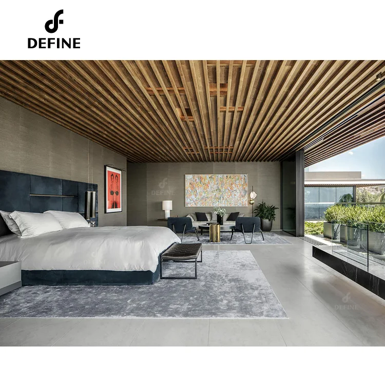 Custom Design One-stop Solution Home Luxury Whole Villa Furniture Hign-End Modern Living Room Furniture Full Set