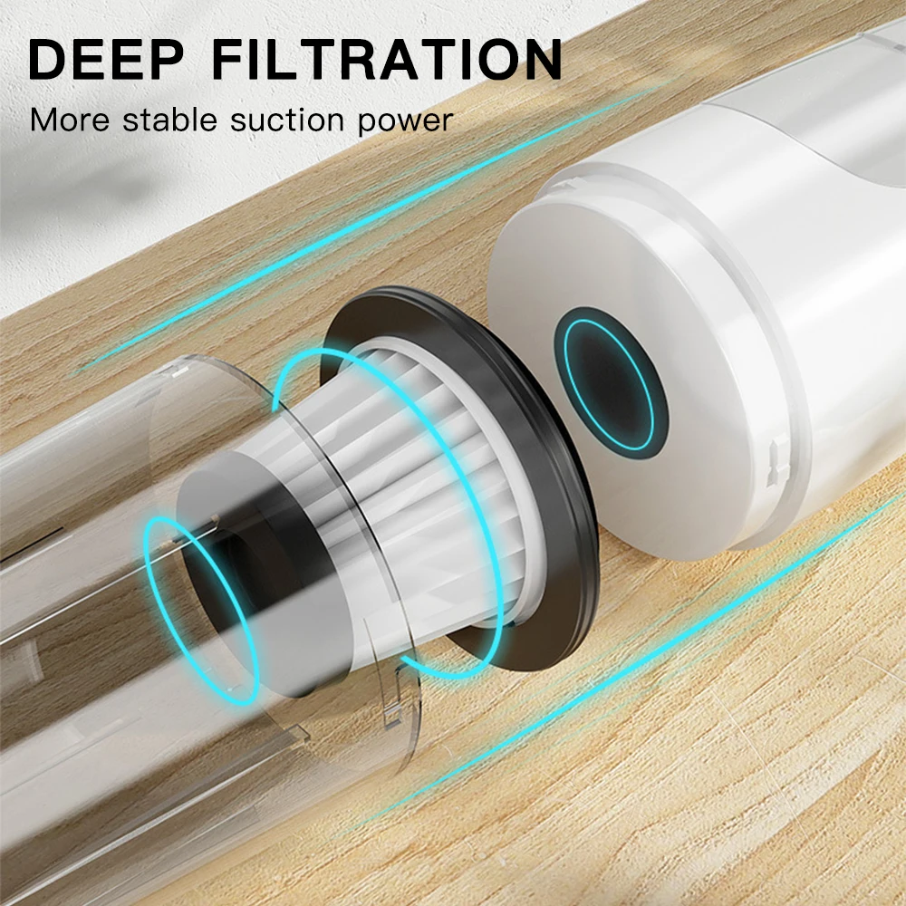 Car Cleaner Vacuum Plastic Portable Handheld Wet And Dry Dual Use Home Vacuum Multifunction Car Cleaner