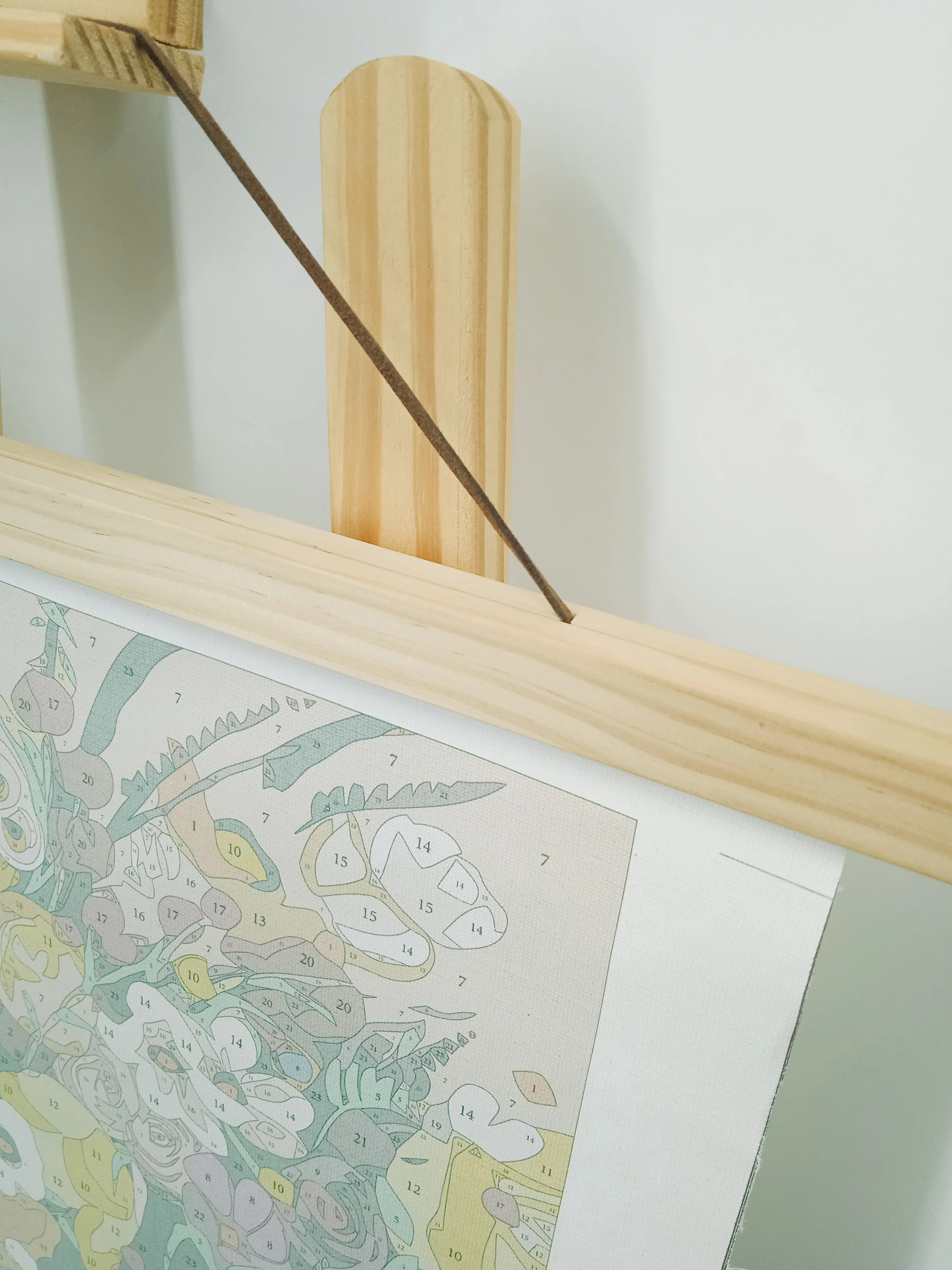 Wholesale beautiful  Painting by Numbers Frame Custom Home Decoration Portrait Oil Painting DIY Canvas Painting by Numbers