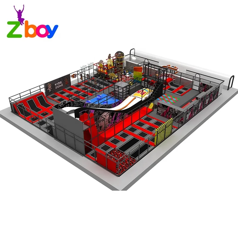 Activities Park Children Indoor Foam Pit Block Equipment Trampoline Parks For Sale