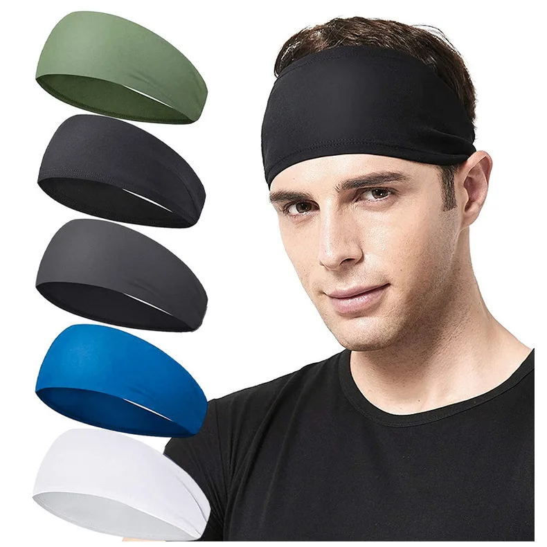 Sports Headbands for Men,Sweatband Headbands for Running,Cycling,Football,Yoga,Hairband for Women and Men