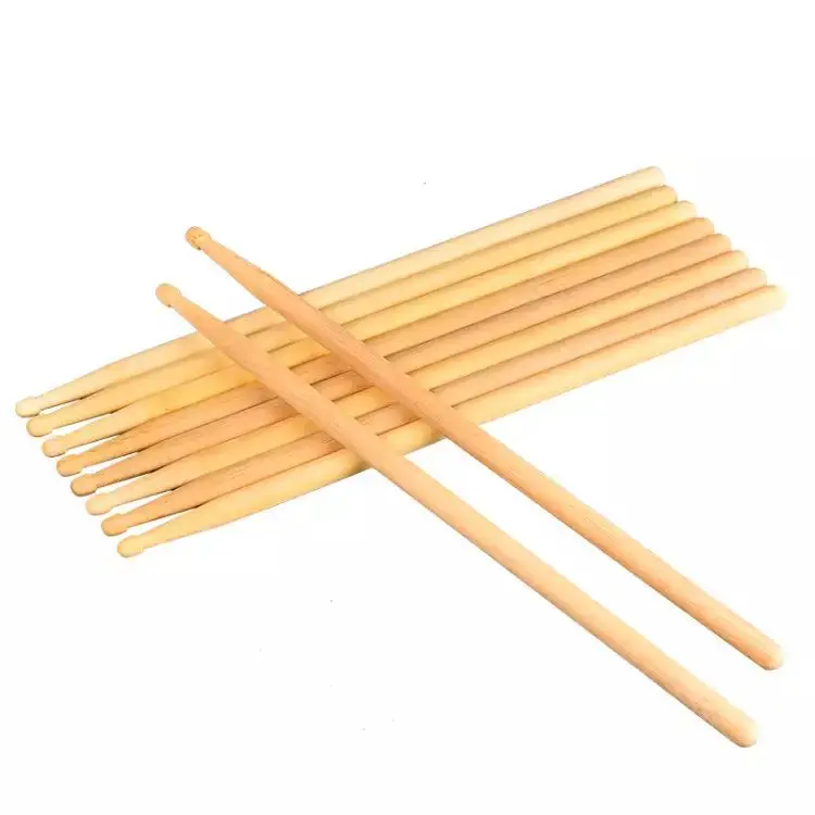 Wholesale Bamboo Drum Sticks Snare Drum Electronic Bamboo Drumstick 5A/5B Style