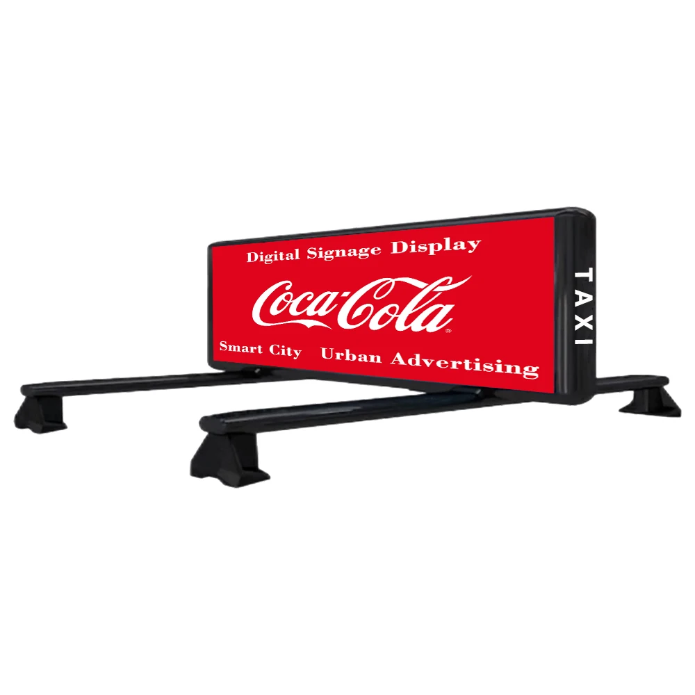 Led Display For Car High Resolution Taxi Roof Top Led Digital Display Screen P2.5 P5Mm Car Led Display For Advertising Factory