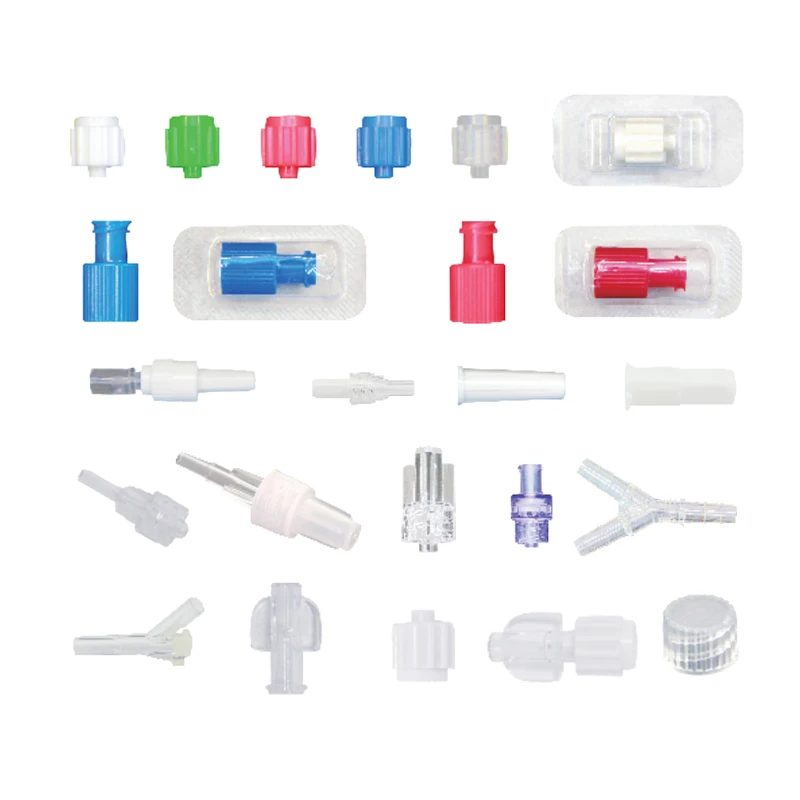 Iv Set Medical Consumables Product Accessories Parts Of Iv Infusion Set Disposable Plastic Fittings
