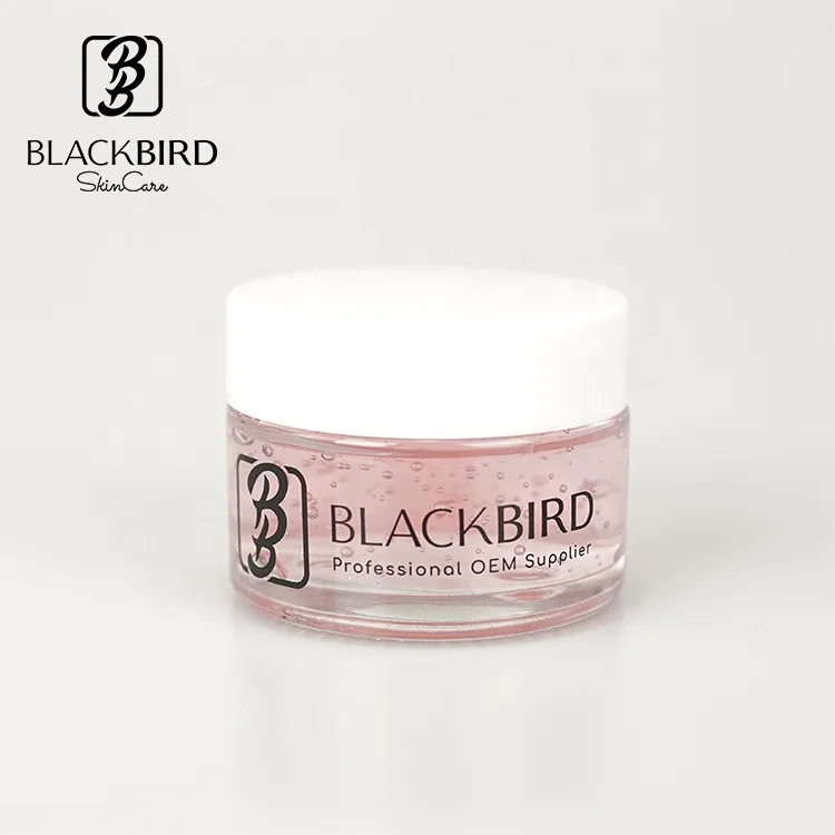 Private Label OEM Natural Grapefruit Moisturizing Face Mask Herbal Extract Hydrating Collagen Anti Aging Facial Hydro Jelly Mask