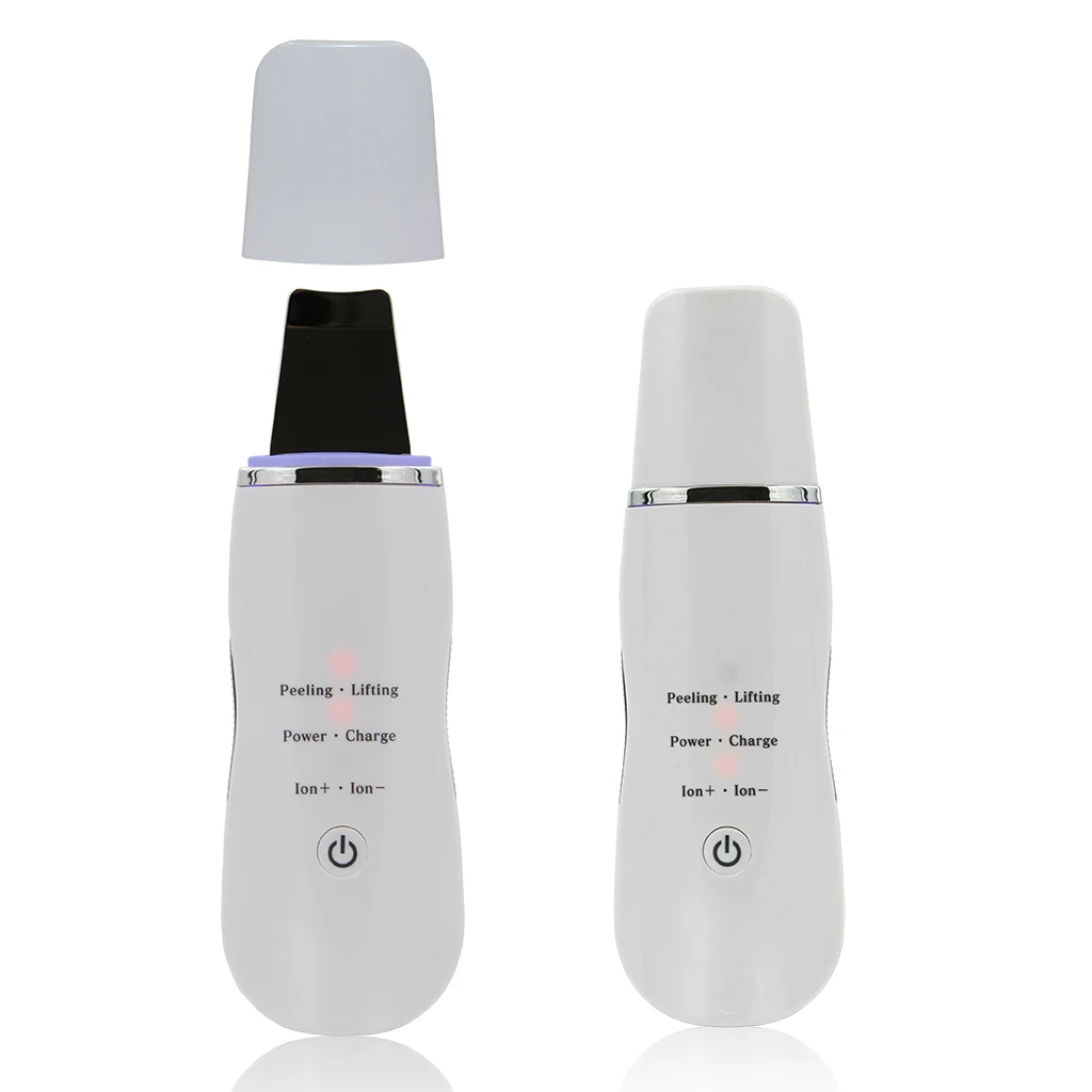 Sonic skin pore deep cleansing facial beautifying face slimming scrubber spatula machine