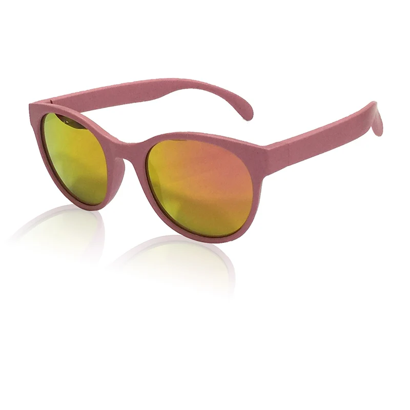 Straw Fiber with Recycled PP Frame Teenagers Sunglasses