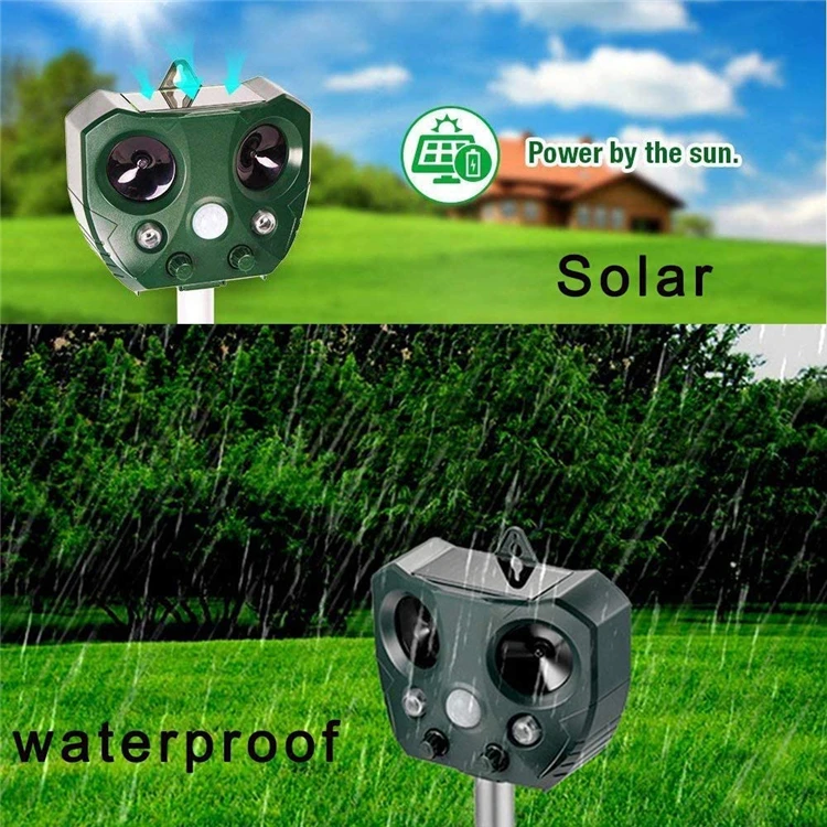
OEM Eco electronic products bird mice mole wild boar mouse snake Fox Raccoon Rat Squirrel solar Animal Repeller 