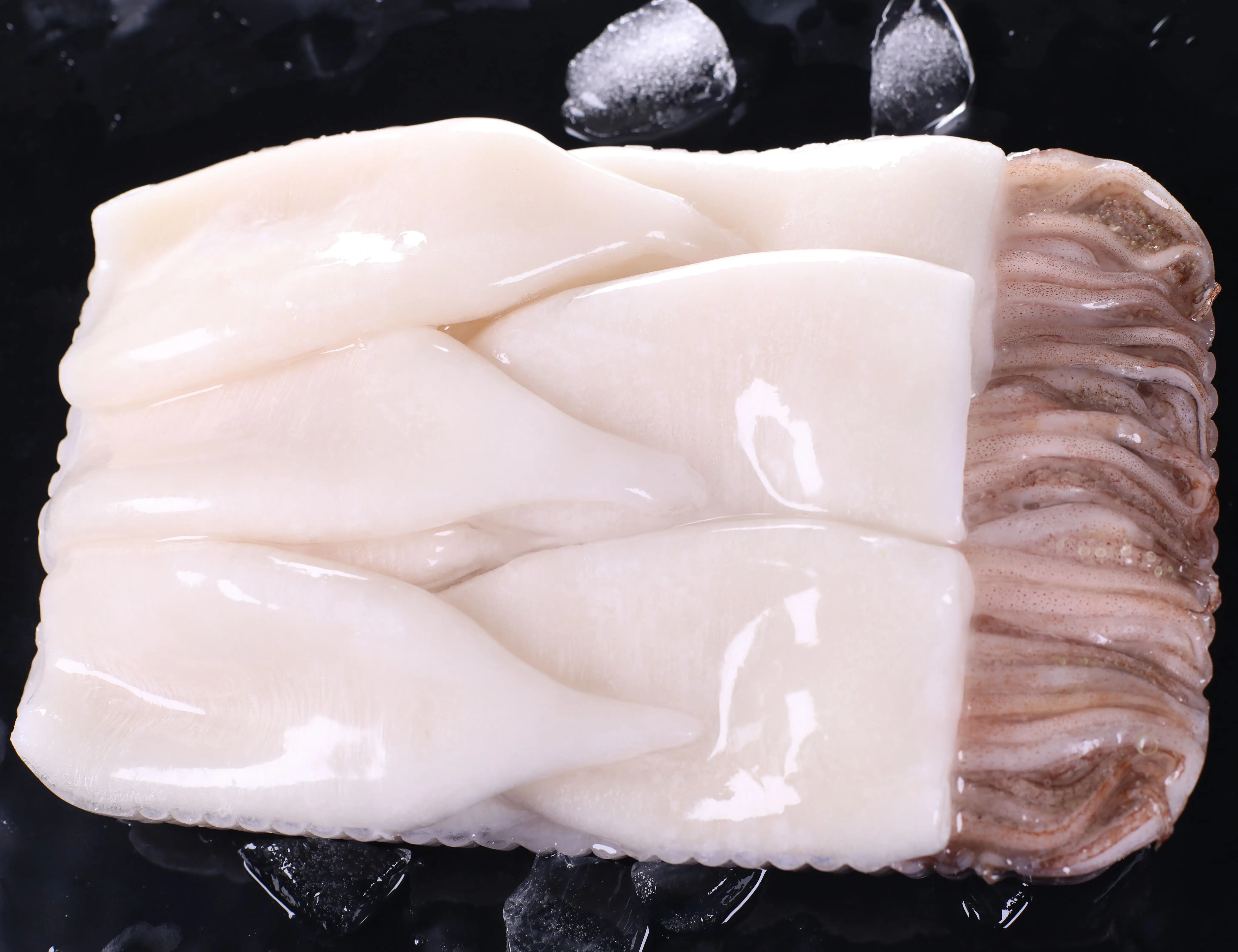 
 Замороженный кальмар T + T трубка и щупальца  