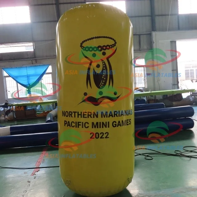 Custom Logo Water Floating Race Marker Air Buoys Swim Triathlon Marking Inflatable Buoy Racing Markers