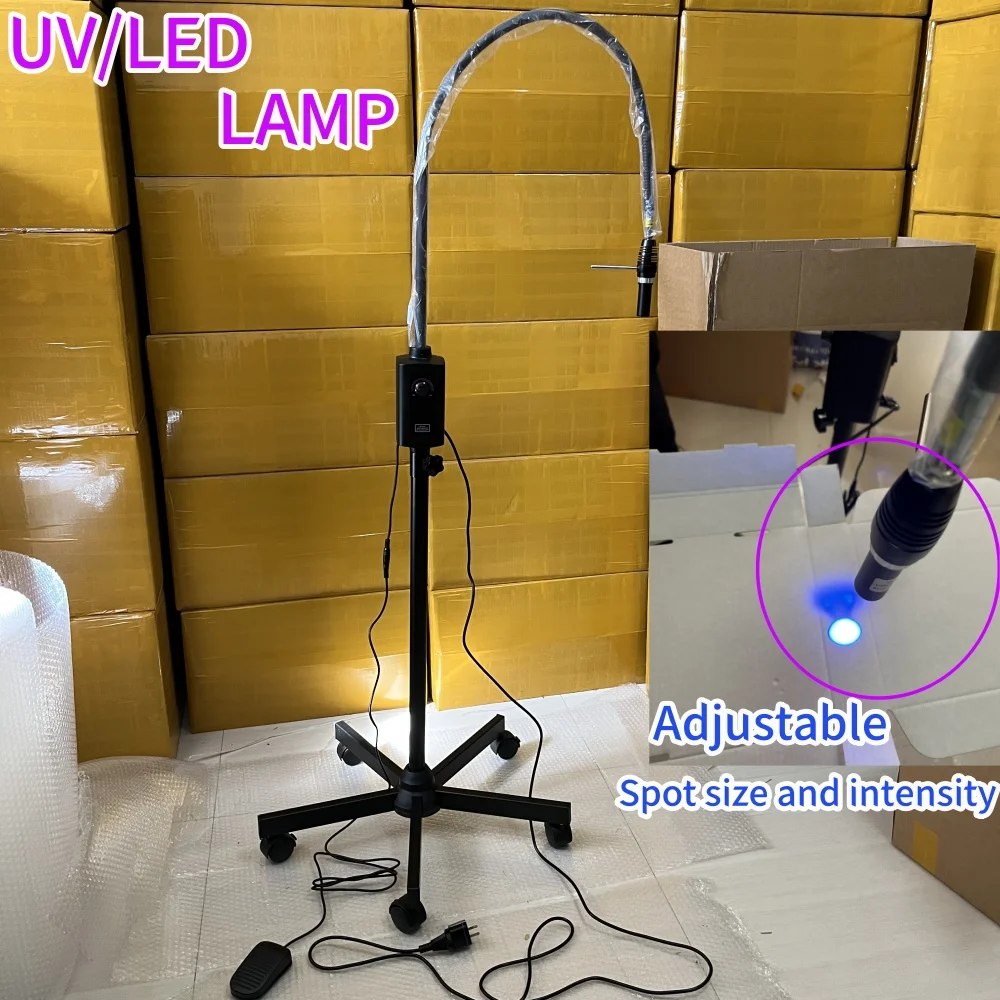Professional Eyelash Extension Led Power Gel Polish Uv Glue Lamp Curing Device UV Light Foot Pedal LED Lash