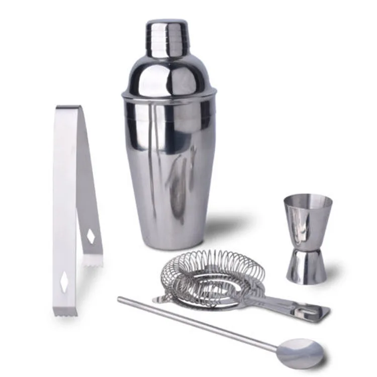 Bartender Kit Cocktail Shaker Set with All Essential Bar Tools Awesome Bar Accessory Tools Set Stainless Steel Shaker bar spoon