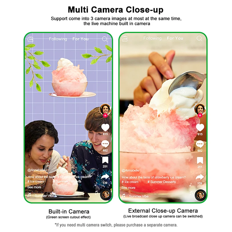 rexso livestreaming machine quality mainboard design live streaming all-in-one machine