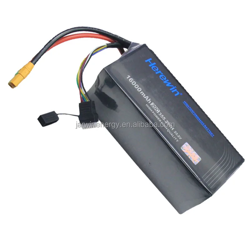 Herewin FPV Drone Battery 22.2V 6S 16000mAh 25C For drone hot selling rc models agriculture aircraft High-performance battery