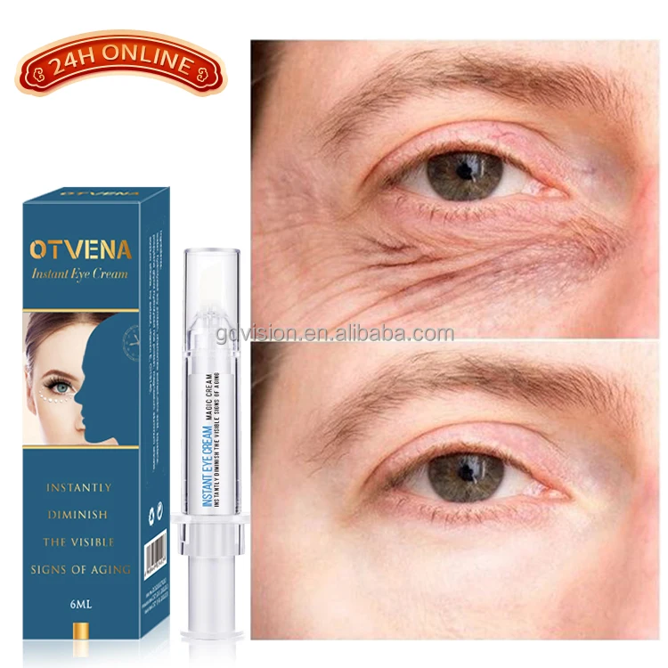 20 лет опыта, фабрика предлагает лучшие мгновенно 1 минуту уменьшения мешков для глаз, морщин, крем для глаз, частная марка