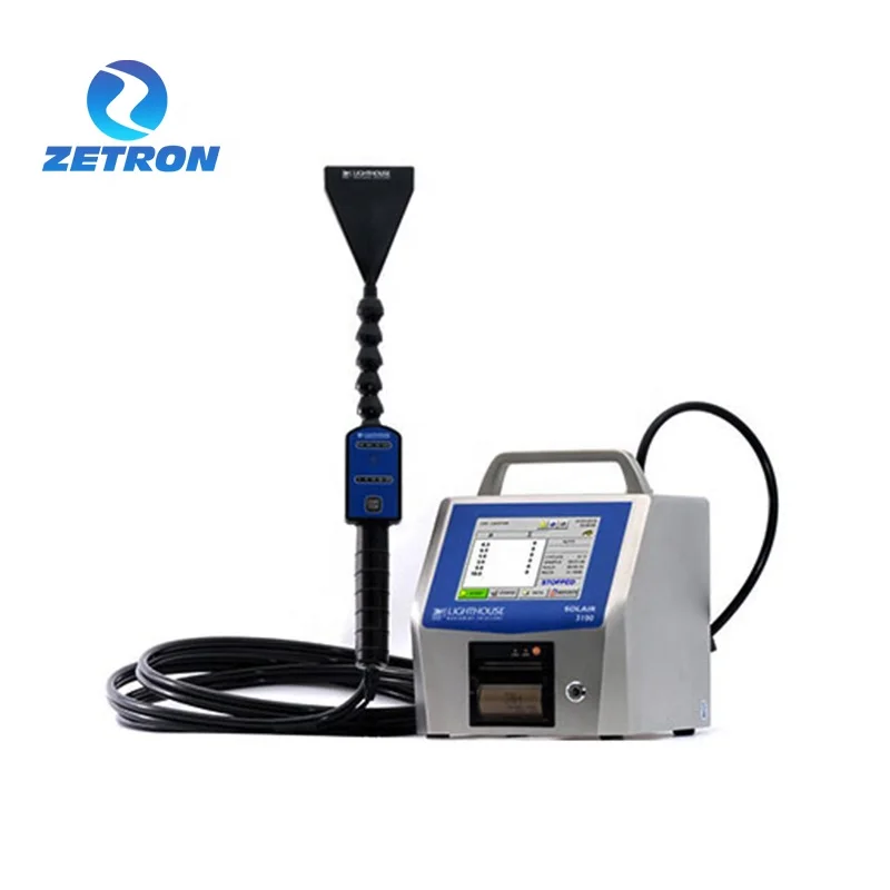 Zetron Lighthouse SOLAIR-1100 Airborne Particle Counters With 5.7-inch Color TFT Touch Screen Display