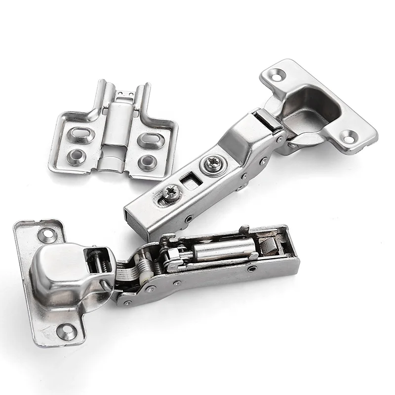LOGO OEM Hydraulic Alloy Plate Tail Hinges Concealed Soft-close Hinge Cold Rolled Steel Hinges Jieyang Manufacturer