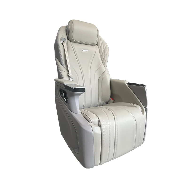 Custom comfortable Electric Center Control Car Aero Seat With Smart Touch Panel Wireless Charger  smart car seat