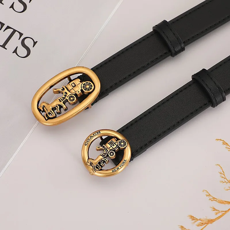 2022 new carriage buckle decoration female crown home ladies belt gift box packaging belt buckle