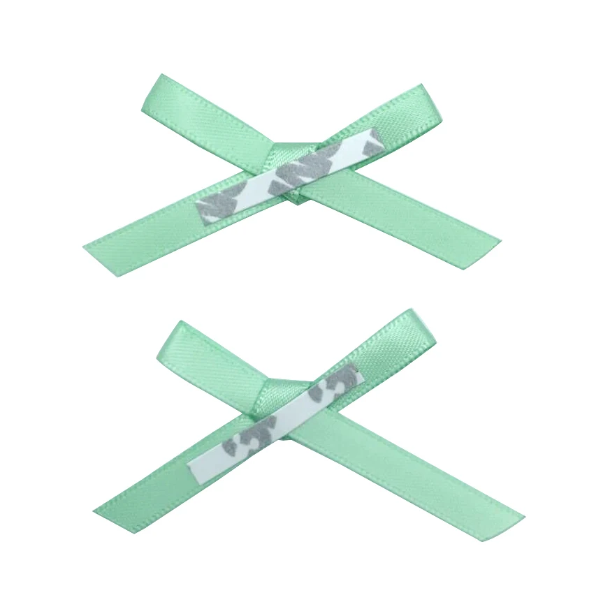 E-Magic High Quality Custom 1.5 Inch Self-Adhesive Double Faced Satin Ribbon Pre Made Ribbon Bows Gift Bows For Chocolate Box