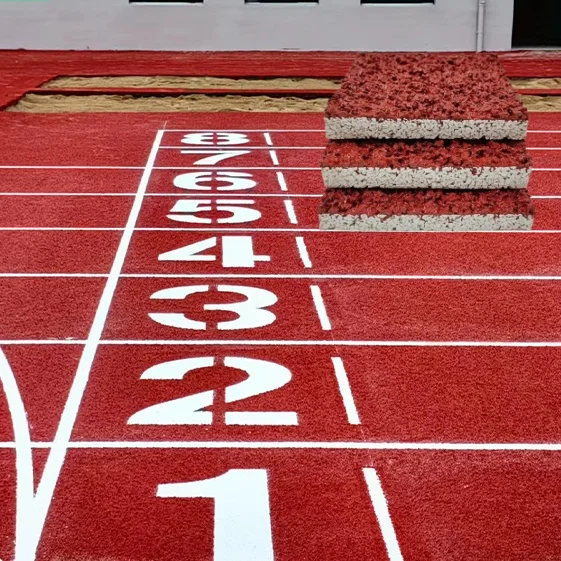 Versatile and Recyclable Track Surfaces for Sports Complexes - Optimal Traction and Comfort for Athletes