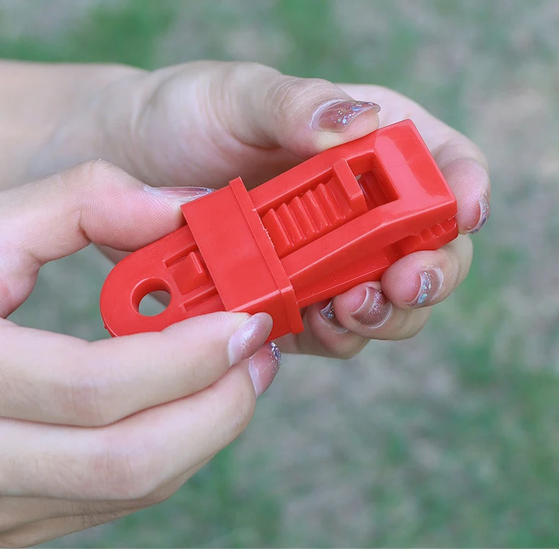 Warehouse Tent Clips Windproof Strong Clamps Tarps Lock Grip  Awnings Outdoor Camping Accessories