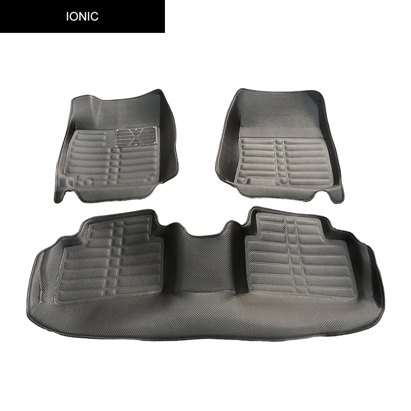 Professional Manufacture Hard Wearing 5D Interior Accessories Floor Car Mats for IONIC
